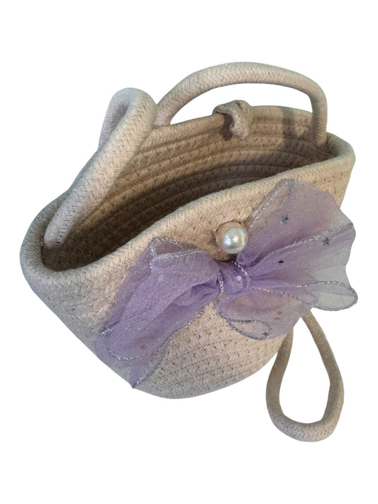 Woven Rope Basket Bag